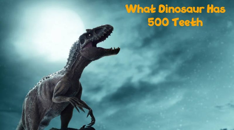 What Dinosaur Has 500 Teeth A Complete Process In 2022