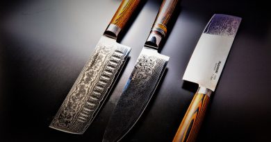 Damascus Knives Set