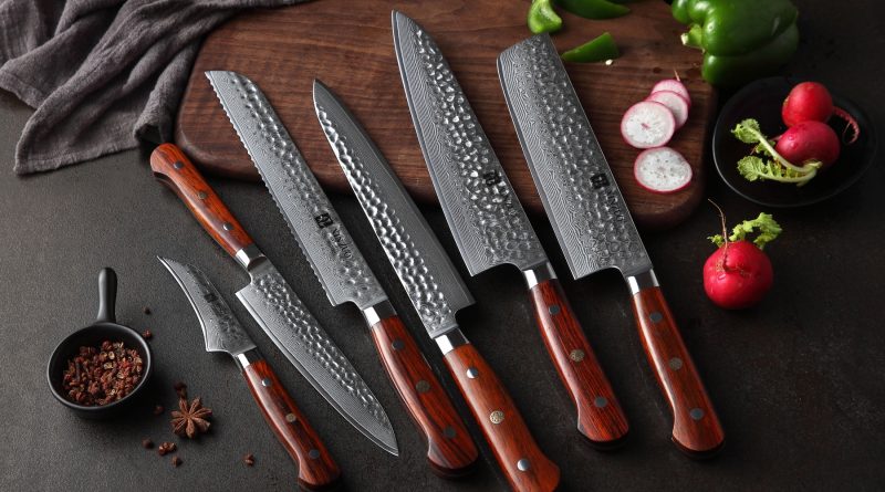 Japanese Damascus Chef knifes set