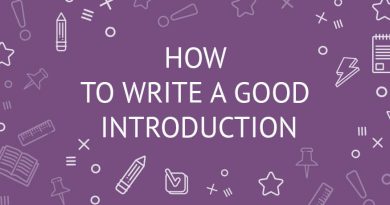 writing a decent introduction