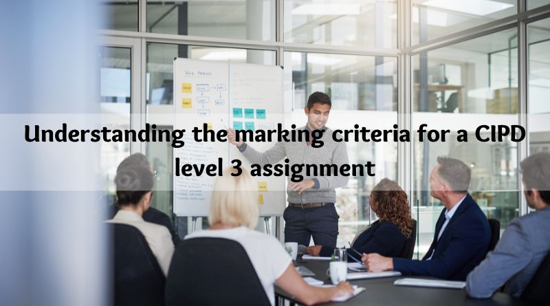 Understanding the marking criteria for a CIPD level 3 assignment
