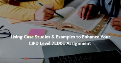 Using Case Studies & Examples to Enhance Your CIPD Level 7LD01 Assignment 