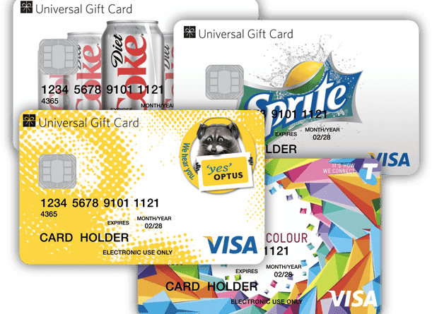 Visa gift card in Australia