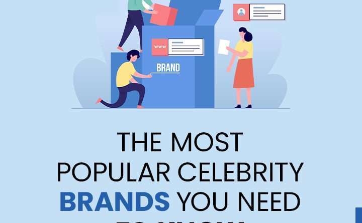 The Most Popular Celebrity Brands you Need to Know