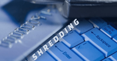 Secure paper shredding services