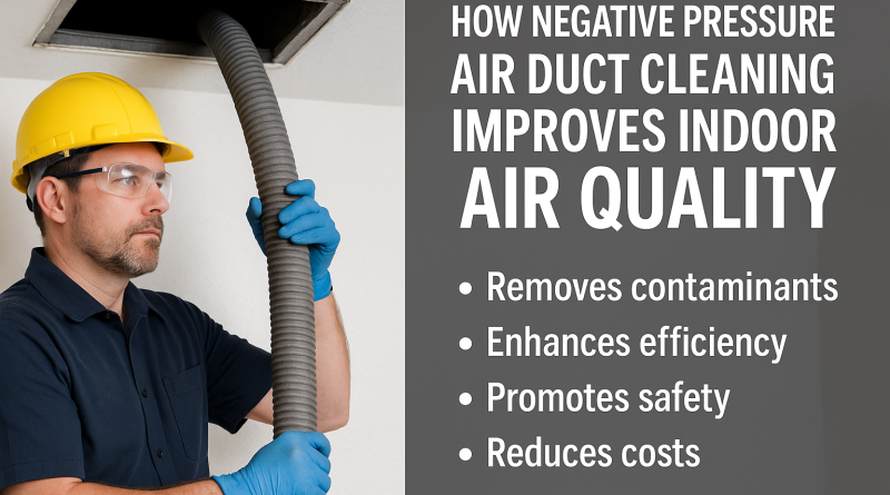 Negative Pressure Air Duct Cleaning