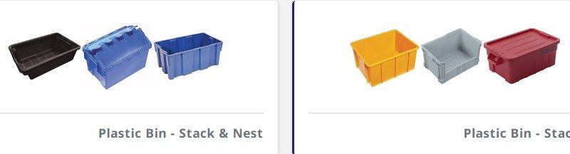 plastic bins