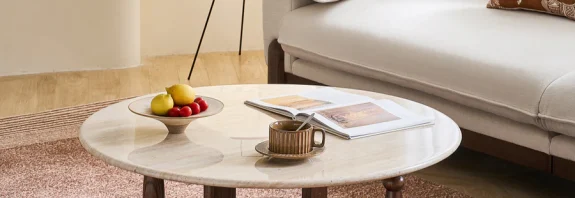 solid wood base coffee table with storage